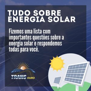 Perguntas e respostas sobre energia solar