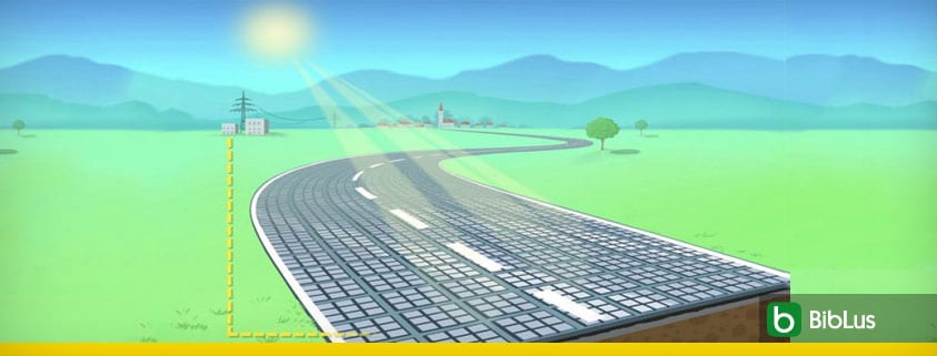 Exemplo de estrada solar