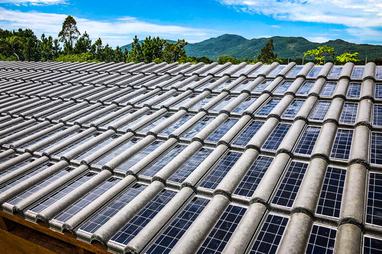 Telha solar fotovoltaica eternit